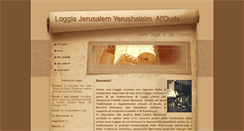 Desktop Screenshot of loggiajerusalemdisangiovanni.org